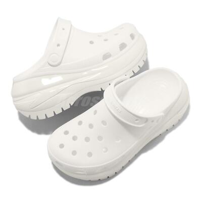 Crocs Classic Mega Crush Clog White Men Unisex Platform