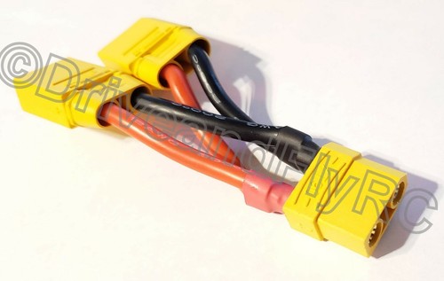 XT90 Female XT90 Male Parallel Connector Adapter Lipo Heavy Duty 12AWG 12 Gauge - Picture 4 of 12