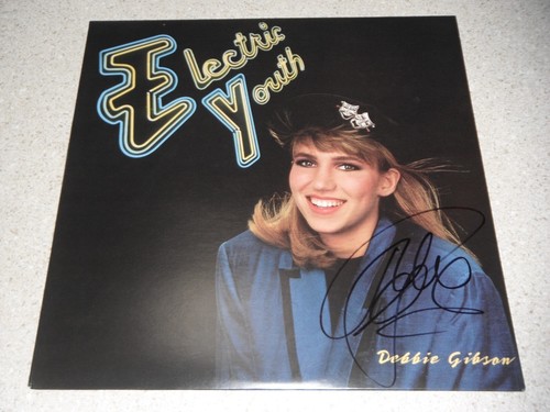 DEBBIE GIBSON SIGNED ELECTRIC YOUTH VINYL ALBUM