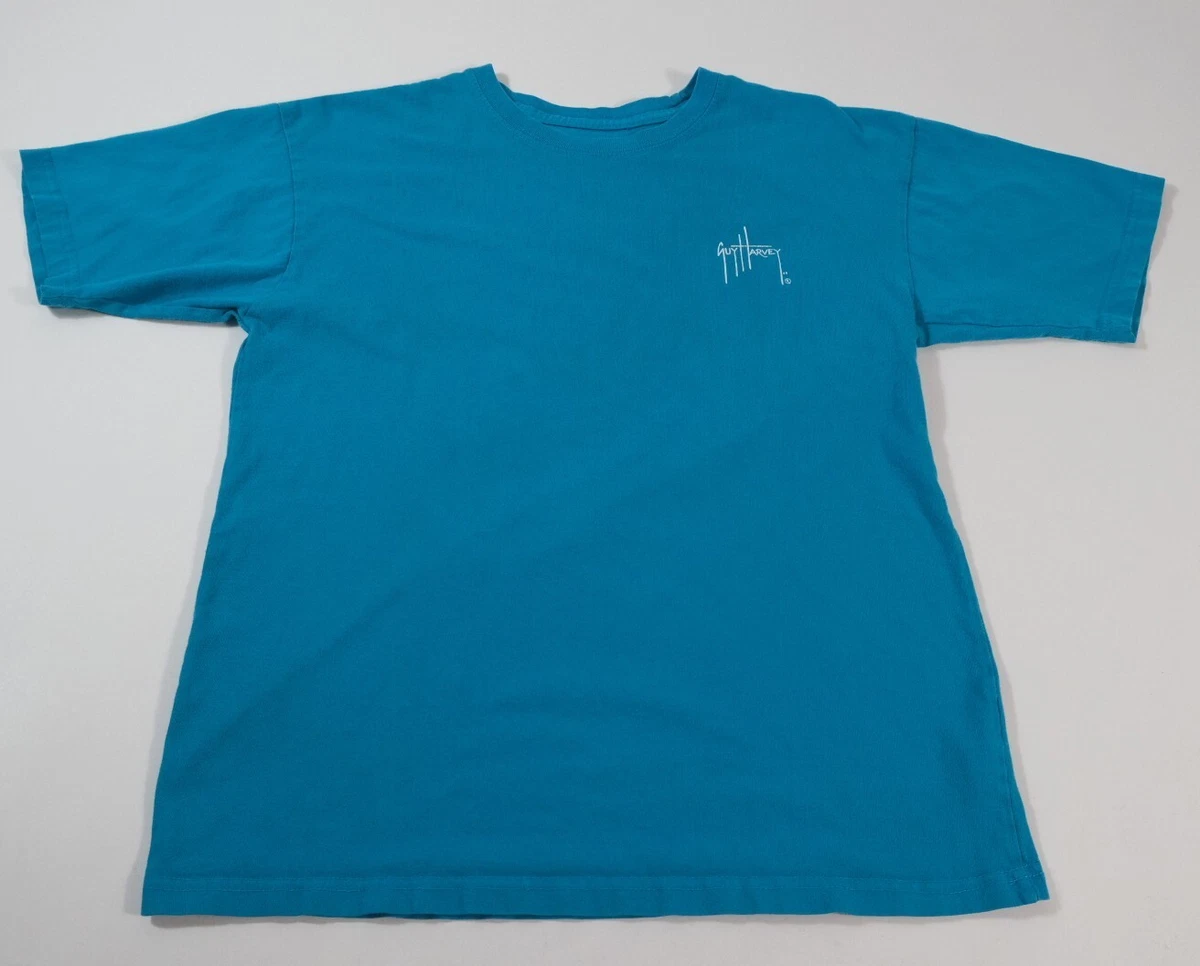 Chemise Guy Harvey AFTCO Homme 2XL – Bleu Turquoise, Ventilée – Avec étiquette