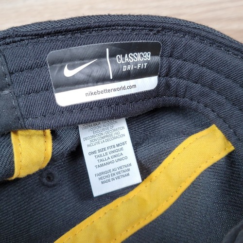 Iowa Hawkeyes Nike Hat Cap Classic 99 Black Yellow Dri-FIT NCAA University OSFM - Picture 9 of 11