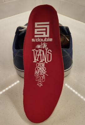 Vans Syndicate 2009 X S Double AV Sk8 Low S Blue Men's size 9