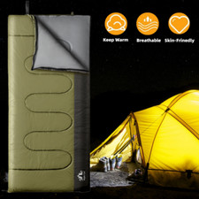 Cold Weather Winter Sleeping Bag For Big & Tall Adult 5-15 degree Camping