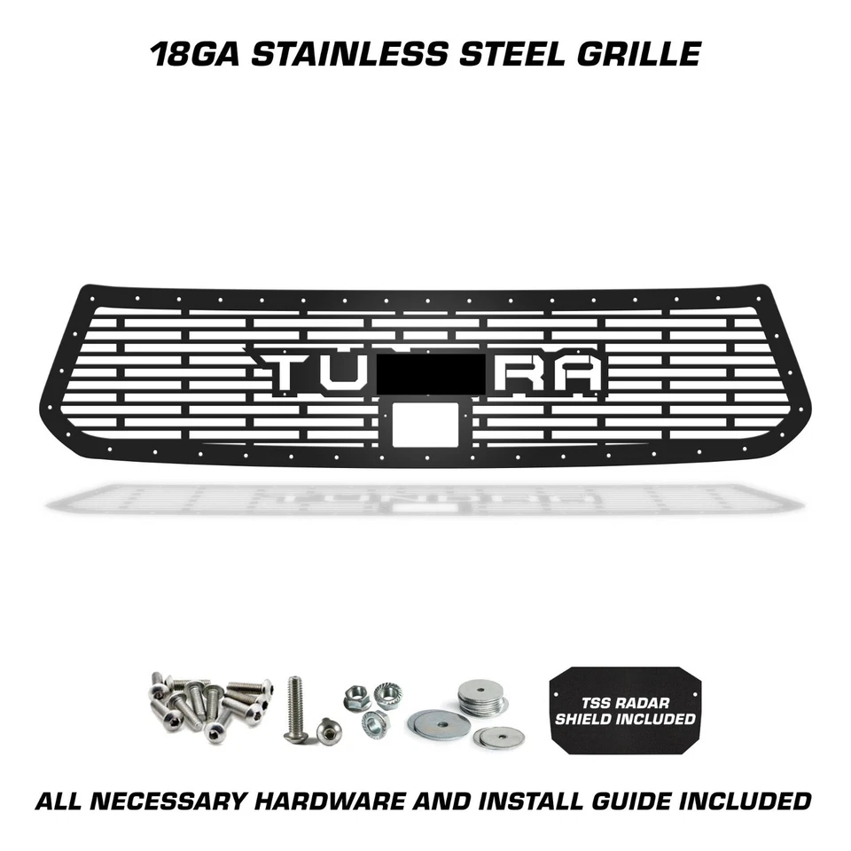300 INDUSTRIES Aftermarket Steel Grille for 2018-2021 Tundra Truck TUNDRA BLACK - Image 2 of 3