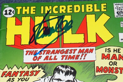 アメコミ The Incredible Hulk: #1 1992 THE INCREDIBLE HULK #1~SIGNED STAN LEE~MARVEL COMICS~MEXICO~COA
