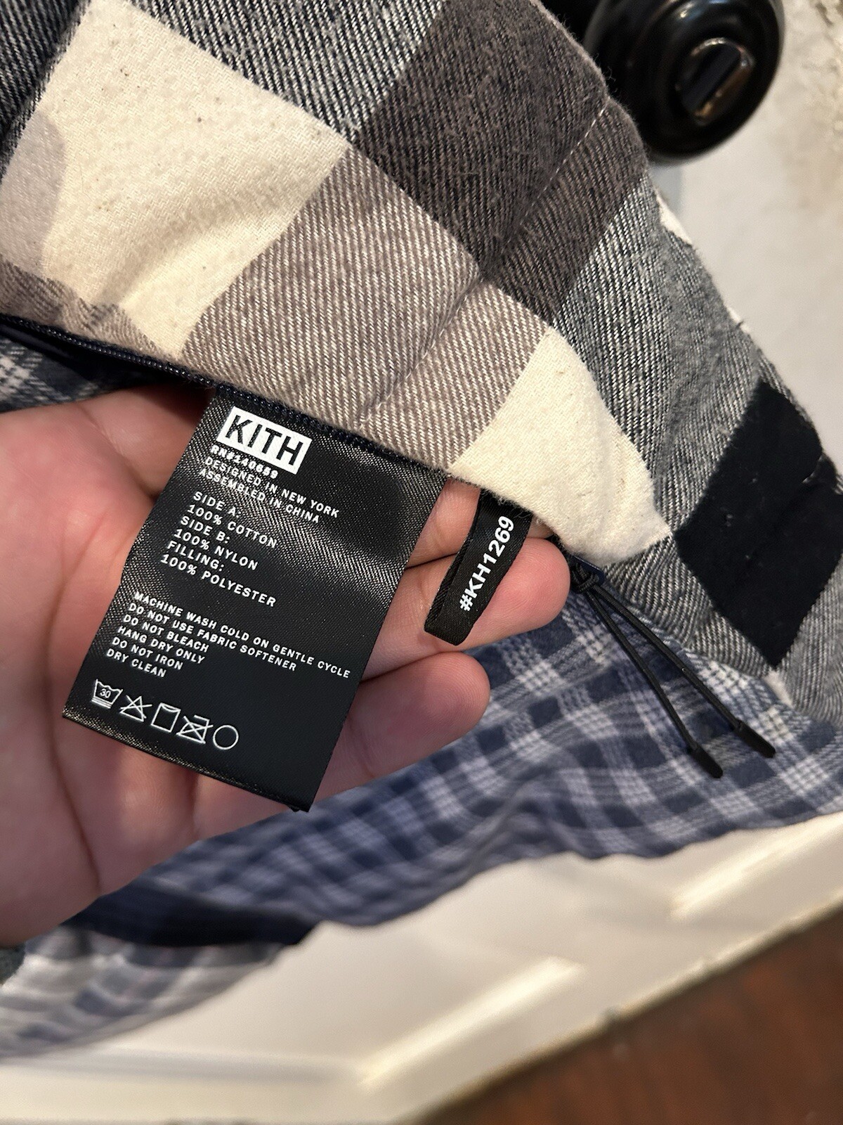 Kith Charlton Plaid Patchwork Puffer Reversible Q… - image 5