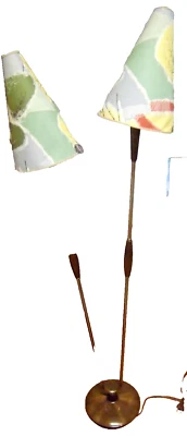 50er 60er Jahre Designer Tütenlampe Temde Stehlampe  Schirmlampe Lampe 50s 60s - Bild 1 von 4