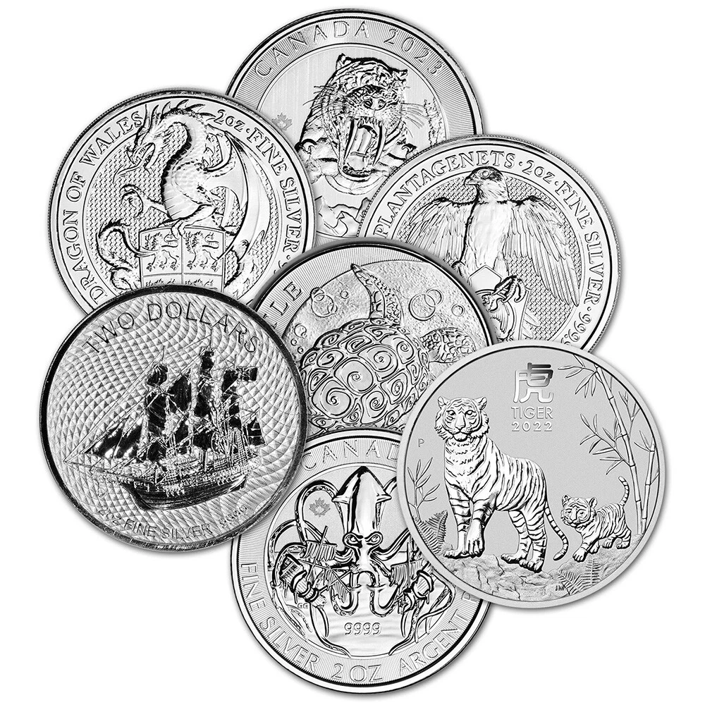 2 oz Silver Coin - Random Sovereign Mint - Secondary Market | eBay