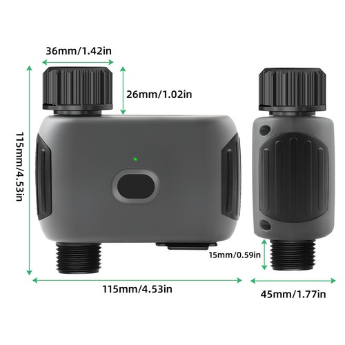 WIFI BT Automatischer Bewässerungswassertimer Regenverzögerung für Tuya Smart Li - Photo 8/12