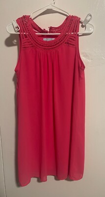 She + Sky Women Pink Dress Size Small