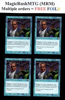 *MRM* FR/VF 4x Patron of the Sorciers ( Patron Wizard ) MTG ODY