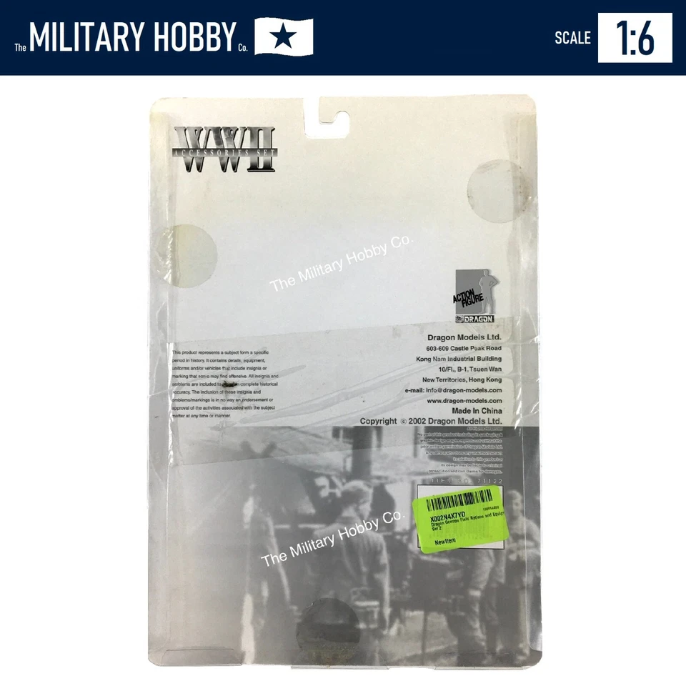 Figura de ação Dragon Models 1:6 conjunto de acessórios da Segunda Guerra Mundial conjunto de rações de campo alemãs 2 - Imagem 2 de 2