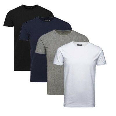 Jack Jones Men's T-Shirt 12058529 Basic O-Neck T-Shirt UK