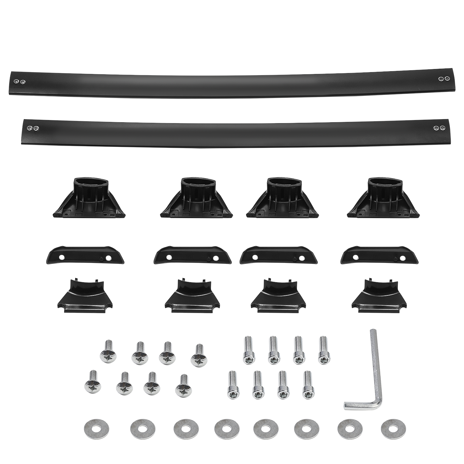 FULL LENGTH EXTENDED ROOF CROSS BARS BAR KIT SET FOR HONDA CRV CRV 13