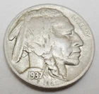 1937 S INDIAN HEAD "BUFFALO" NICKEL   *VF - VERY FINE*   *FREE SHIPPING*