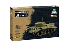 Italeri 25754 1/56 Scale Military Model Kit WWII British Tank Cromwell Mk.IV