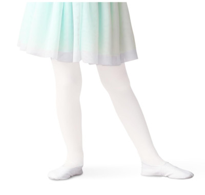 Balettstrumpfhose Ballett  Mädchen Strumpfhose Tanzen Größe M  WEISS 2 Stück
