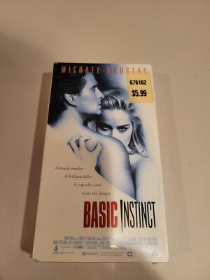Carolco Live Home Video Basic Instinct New Sealed VHS Cassette Tape Crime Film 