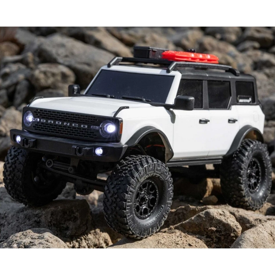 Axial AXI00006V2T4 1:24 SCX24 Ford Bronco 4X4 RTR Brushed Rock Crawler Weiß - Bild 2 von 4