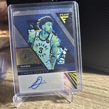 2022-23 Panini Flux Chris Duarte Auto Flux Signatures SP Indiana Pacers Card
