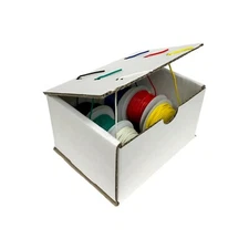 22 AWG Gauge Stranded Hook Up Wire Kit 25 ft Each 0.0253" Dia UL1007 300 Volts