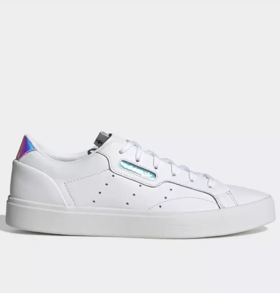 Women ADIDAS SLEEK Sneakers Leather White /Crystal White |