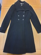 Black Planet Fit And Flare Wool Coat 10