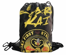 Double Layer Drawstring Bag Cobra*Kai* Backpack Sack Pack Bag Rucksack for Gym