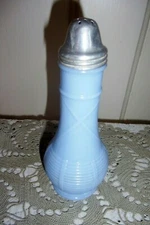 Euclid Coffee Co. Jeanette Delphite Blue Glass Salt and Pepper Shakers