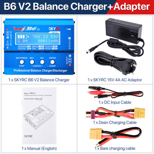 SKYRC IMAX B6 EVO B6 Mini B6AC V2 Battery Balance Charger 6A 1-6S RC Charger - Picture 16 of 42
