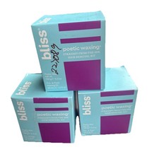 3 Bliss Poetic Waxing Hair Removal Kit 5.3 oz  Pre- and Post-Waxing Oil 1 fl oz
