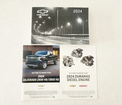 #ad 2024 Chevrolet Silverado 2500 3500 HD Owner#x27;s Manual Factory Set OEM $49.20
