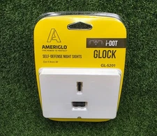 AmeriGlo i-Dot Night Sights for Glock 17 19 19X 26 34 45 Non-MOS, Orange GL-5201