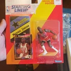 Kenner Starting Lineup Michael Jordan Bulls #23 Premier NBA Figure w/ Poster