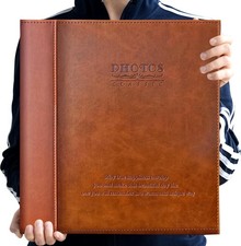 Dust Resistant Leather Family Album - Perfect for Holidays and Special Moments