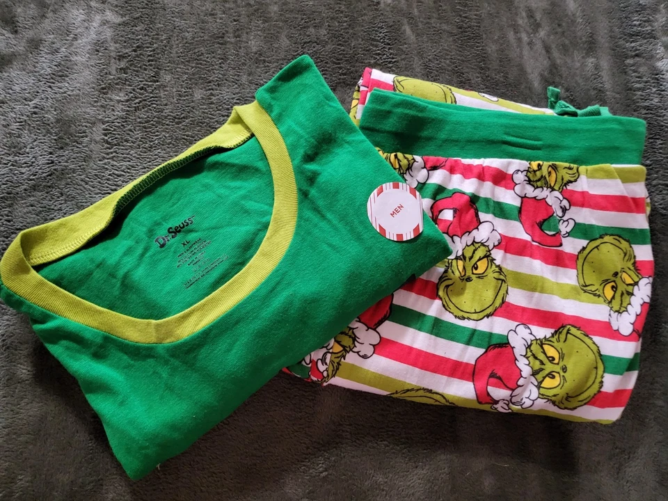 Juego de Pijama Navidad Hombre "El Grinch" - Define Good Dr. Seuss Talla M-XL Foto 4 de 4