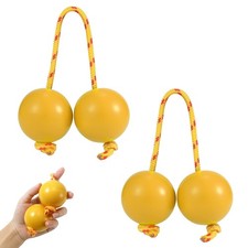 2 Pairs Rhythm Maracas, Fingertip Spinning Percussion Instrument, Hand-Struck...