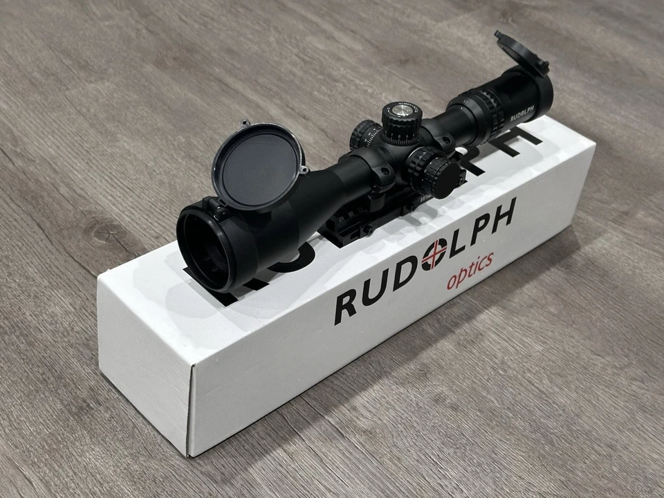 Mira para rifle retro Rudolph Optics V1 2,5-15x50 D2 IR montaje tejedor y anillos Foto 2 de 4