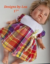 DOLLS CLOTHES BABY ANNABELL TINY TREASURES BERENGUER 17" TYPE DRESS PANTS