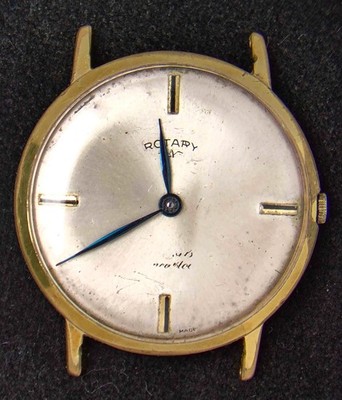 Rotary blaue Zeiger Herren Handaufzug Peseux Vintage Swiss Uhr -- läuft