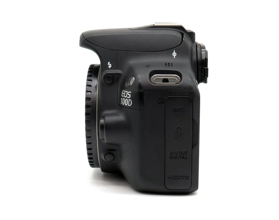 Canon EOS 100D 18MP DSLR-Kamera, CMOS, FULL HD Video, Touchscreen, Digic 5 - Bild 2 von 4