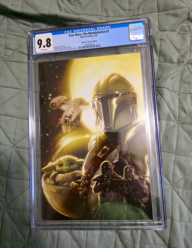 Marvel Star Wars: The Mandalorian #7 Virgin Variant CGC 9.8 - 1st Moff Giddeon