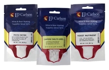 Campden Tablets (Potassium 100), Yeast Nutrient (2 oz), & Pectic Enzyme Powder