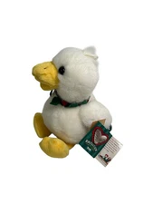 VTG Commonwealth Christmas Duck Plush SNOWDEN Tag 8" w/ Hang Tags NOS '98