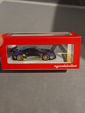 Mc 164 Nissan Gtr R35 Racing Sports Diecast Chrome Chameleon In Protector Case