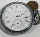 Working Antique 1899 Elgin 16s Pocket Watch