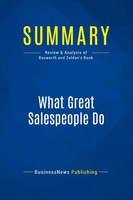 Businessnews Publishing | Summary: What Great Salespeople Do | Taschenbuch