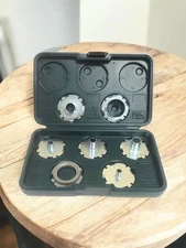 BOSCH RA1125 7 Piece Router Template Guide System in case