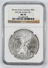2012-S Silver American Eagle NGC MS70 First Releases 1oz $1