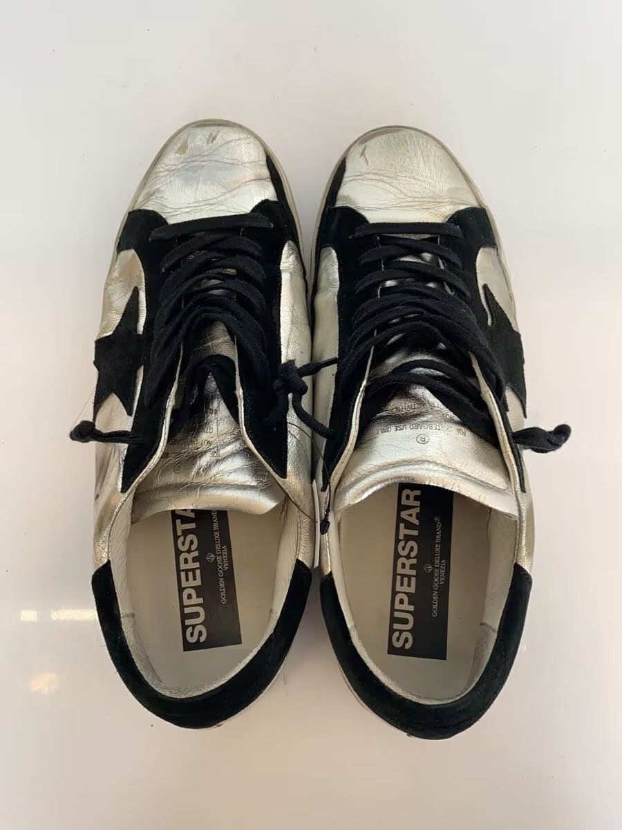 GOLDEN GOOSE Low-cut sneakers Super-Star 43 silver | eBay